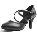 Reduzierte Schwarze Salsa Schuhe aus Leder für Damen Größe 35 