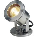 Silberne Außenleuchten & Außenlampen aus Edelstahl GU5.3 / MR16 