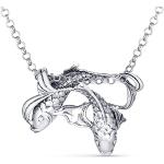 Silberne Maritime Bling Jewelry Ketten mit Anhänger mit Tiermotiv für Damen 