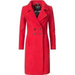 Rote Navahoo Maxi Kapuzenmäntel aus Wolle mit Kapuze für Damen Größe XL für den für den Herbst 