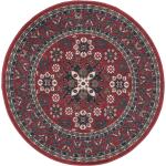 Rote Runde Teppiche mit Durchmesser 120 cm günstig online kaufen | Kurzflor-Teppiche