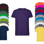 Mintgrüne Neutral Fashion Bio Nachhaltige T-Shirts aus Baumwolle für Herren Größe XL 