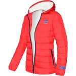 Nebulus Damen Jacke GLOWFUR, warme Outdoorjacke, praktische & vielseitige Übergangs- & Winterjacke, rot - S/36