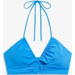Hellblaue Monki Neckholder-Bikinis ungefüttert für Damen Größe XL 