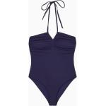 Marineblaue COS V-Ausschnitt Neckholder Badeanzüge aus Polyamid für Damen Größe XS für den für den Winter 