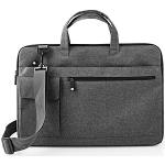 Schwarze Elegante Nedis Herrenlaptoptaschen & Herrennotebooktaschen mit Reißverschluss aus Kunstfaser 