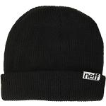 Neff Uni Fold Mütze, Black, One Size