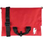 Reduzierte Rote Unifarbene Neil Barrett Messenger Bags & Kuriertaschen mit Reißverschluss mit Innentaschen für Herren Maxi / XXL 