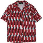 Rote Kurzärmelige Neil Barrett Kinderoberteile mit Knopf aus Polyester für Jungen 