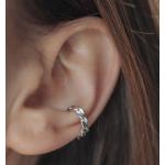 Goldene Nachhaltige Ear Cuffs & Ohrklemmen aus Silber 