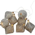 Graue Sirius Nellie LED Lichterketten mit Weihnachts-Motiv mit Timer 