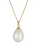 Silberne Lange Ketten mit Echte Perle handgemacht für Damen 