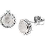 Silberne Vintage Mondstein Ohrringe mit Mondstein für Damen 
