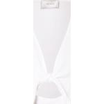 Reduzierte Weiße Neo Noir Mini V-Ausschnitt Minikleider & kurze Kleider mit Reißverschluss aus Baumwolle für Damen Größe M für den für den Winter 