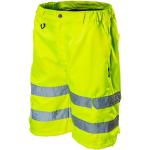 Reduzierte Gelbe Atmungsaktive Warnschutzhosen mit Knopf aus Polyester mit Reflektoren für Herren Größe XXL für den für den Sommer 