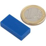 Blaue Magnete aus Kunststoff 