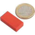 Rote Magnete aus Kunststoff 