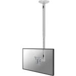 Silberne Neomounts Quadratische Monitorständer & Monitorhalterungen schwenkbar Breite 0-50cm, Höhe 0-50cm, Tiefe 0-50cm 
