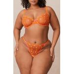 Reduzierte Orange Sexy BHs in 70D mit Bügel für Damen Größe L 