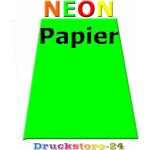Neongrünes farbiges Papier DIN A6 