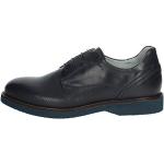 Blaue Business Nero Giardini Derby Schuhe mit Schnürsenkel aus Leder für Herren Größe 43 