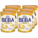 800 g Hypoallergene BEBA Bio Pre-Nahrungen mit Milch 6-teilig für ab der Geburt 