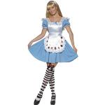 Weiße NET TOYS Alice im Wunderland Alice Faschingskostüme & Karnevalskostüme für Damen Größe S 