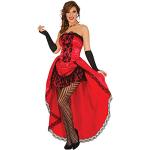 Rote NET TOYS Burlesque-Kostüme für Damen Größe L 