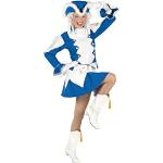 Blaue NET TOYS Tanzmariechen-Kostüme & Funkenmariechen-Kostüme aus Polyester für Damen Größe M 