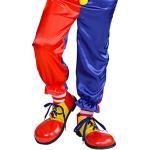 NET TOYS Bunte Clown Schuhe für Kinder Clownschuhe Zirkus Clownsschuhe Harlekin Kinderschuhe