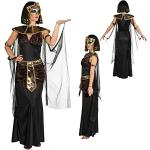 Schwarze NET TOYS Cleopatra-Kostüme für Damen Größe M 
