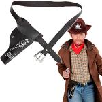 Schwarze NET TOYS Pistolengürtel & Cowboygürtel für Kinder Einheitsgröße 