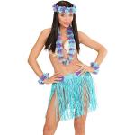 Blaue NET TOYS Hawaiiketten & Blumenketten für Damen Einheitsgröße 