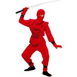 Rote NET TOYS Ninja-Kostüme aus Polyester für Kinder 
