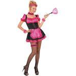NET TOYS Kostüm Französisches Zimmermädchen in pink Dienstmädchen Hausmädchen French Maid Zofe Gr M 38/40