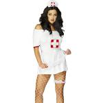 Weiße NET TOYS Krankenschwester-Kostüme für Kinder Einheitsgröße 