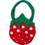 NET TOYS Märchenhafte Handtasche für Damen | 23 x 20 cm | Verspieltes Mädchen-Accessoire Erdbeere | Perfekt geeignet für Kinder-Karneval & Fasching