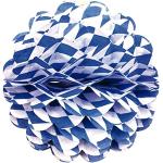 Blaue NET TOYS Wabenbälle aus Papier Silvester 