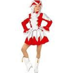 Rote NET TOYS Tanzmariechen-Kostüme & Funkenmariechen-Kostüme aus Polyester für Damen Größe M 