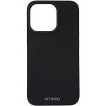 Schwarze iPhone 13 Pro Hüllen Art: Soft Cases aus Silikon für kabelloses Laden 