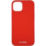 Rote iPhone 13 Hüllen Art: Soft Cases aus Silikon für kabelloses Laden 