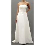 Reduzierte Cremefarbene Brautkleider & Hochzeitskleider für die Braut für Damen Größe L 