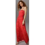 Rote Blumenmuster ANISTON Maxi Sommerkleider aus Jersey für Damen für den für den Sommer 