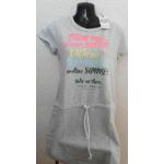 Graue Melierte Soccx Shirtkleider aus Baumwollmischung für Damen Größe M 