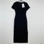 Schwarze Zara Maxi Sommerkleider für Damen Größe M für den für den Sommer 