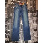 Blaue Big Star Bootcut Jeans aus Baumwolle für Damen Weite 24 