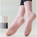 Neue Einfarbig Mid-kalb Baumwolle Yoga Socken Pilates Socken Nicht-slip Professionelle Sport Socken Dance Fitness Training boden Socken