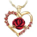 Rosa Edelsteinketten mit Zirkon für Damen zum Valentinstag 
