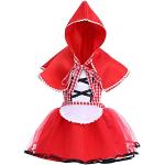 Rote Rotkäppchen Prinzessin-Kostüme aus Tüll für Kinder 
