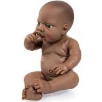 Bayer Design 94200AB Neugeborenen Babypuppe Junge, lebensecht, realistisch, 42 cm, dunkelhäutig